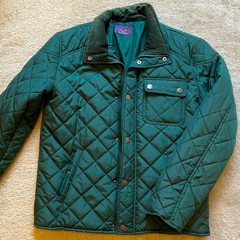 Green jacket, Brand: Zara Man, size L